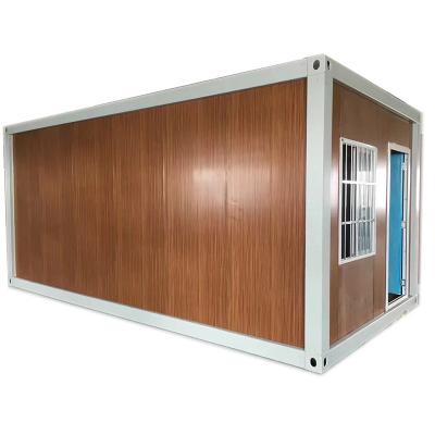 China Modern For Sale Test Room Hospital Steel Plate House Panel Wood Grain Container Nucleic Acids Shipping Mobile Homes for sale