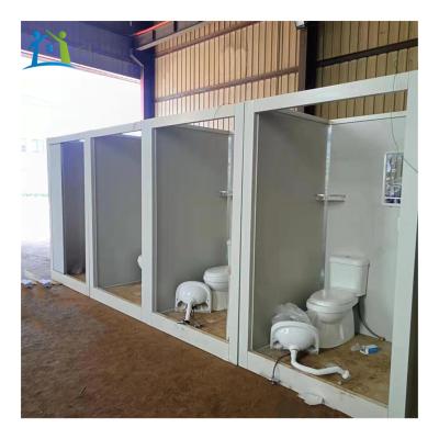 China Modern Factory Price Cubicle Bathroom Mobile WC Container House Sale Customized Fully Assembled Portable Prefab Shower Toilet for sale