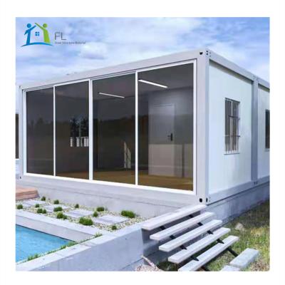 China Modern Factory Prices Fully Assembled Modular Bedroom Prefab Customized Smart Glass Window Container House for sale