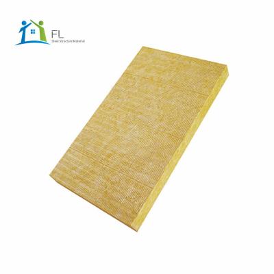 China Heat Insulation 30mm 150mm Industrial Basalt Rock Building Materials Rock Wool Fireproof Wall Panel for sale