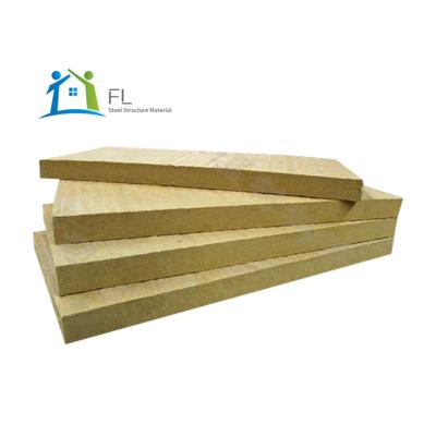 China Industrial Cheap Covering Refrigerator Air Conditioning Factory Outdoor Rock Wool Fireproof Board For Wall Heat Insulation for sale