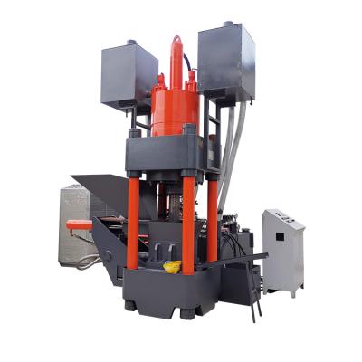 China Metal chips/vertical hydraulic briquetting machine Y83-630 of chips/turnings for iron chips briquetting press for sale