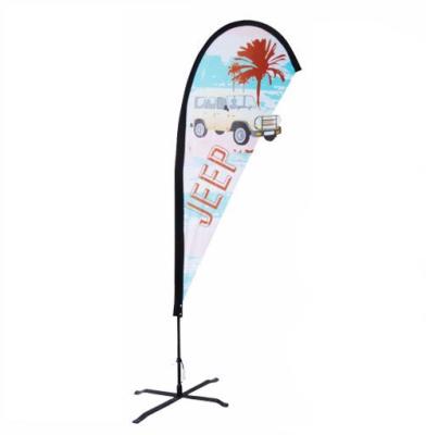 China Cheapest Custom Beach Flag FLYING Feather Flags Teardrop Flags for sale