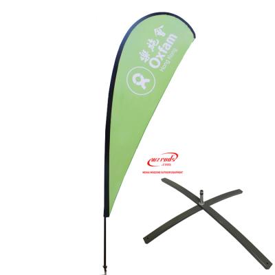 China Factory flat hard floor direct promotion equipment manufacturer advertising Weihai Wisezone cheap cross base for flag economic version for sale