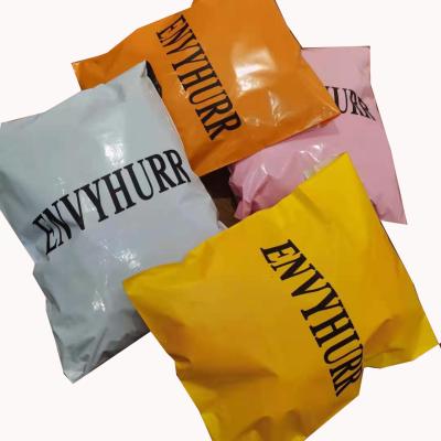 China Recyclable prepared in china for shipping blackr plastic courier bags colored poly mailer bags with logo printed for sale