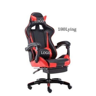 China (Size) Ergonomic Adjustable Adjustable Massage Gaming Chair Leather PU Gamer Chair Gaming for sale