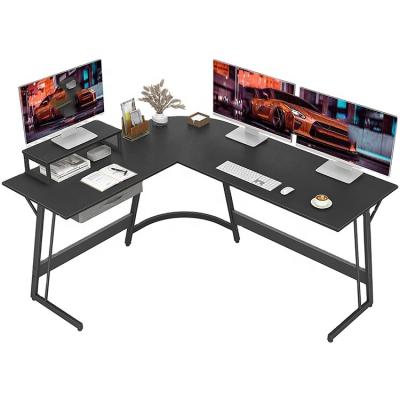 China Adjustable Modern Configurable Desk L Shape Computer Collapsible Foldable Desk Gaming L-shape Desk for sale