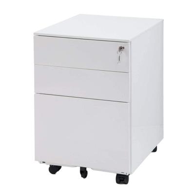 China Factory Customized Modern Steel File Cabinet Movable Under Desk Drawer Cabinet Office Filing Cabinet for sale