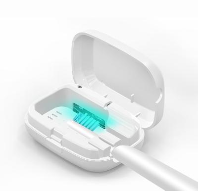 China USB Rechargeable Toothbrush UV-C Sterilizer Mini Portable Travel Portable Toothbrush Sterilizer UV Light Sanitizer Box for sale