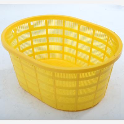 China HDPE Plastic oval-shaped Basket / Square plastic basket /Plastic Shopping Basket for sale