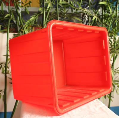 China rectangular shape HDPE food grade  Plastic fish storage tank for sale  in China plastic container factory for sale