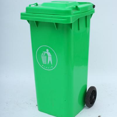 China Green HDPE Wheelie Dustbin for sale