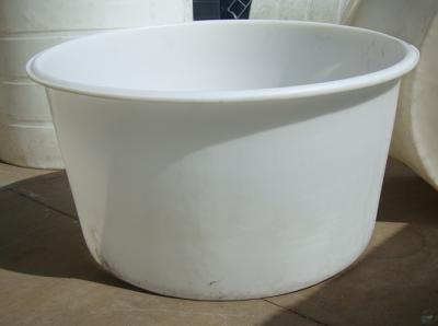 China 1000L Treering open top round shape PE material roto molded Huge plastic basin for sale