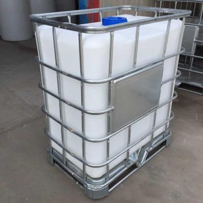 China 500Lliter (130gallon) IBC tank type 5mm thickness  rotomoulding Plastic water tank container for chemical transporting for sale