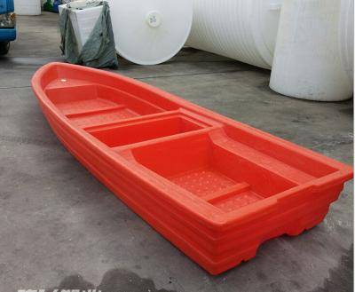 China New boat products Rotational Molded 3M length palstic fish boat for fishing farm and entertainment fishing rowing boats for sale