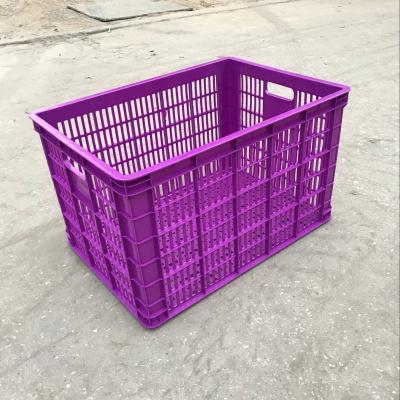 China New HDPE heavry duty  Plastic mesh strorage crate for cooling fish chicken and break from Jiangsu factory for sale