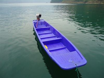 China China  PE boat 1year Warranty OEM 6M Blue Play Plastic Fishing Boat with motor made by rotomoulded for sale