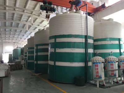 China China Roto molding large Premium corrugated poly water or chemical tank system  with flange welded for sale