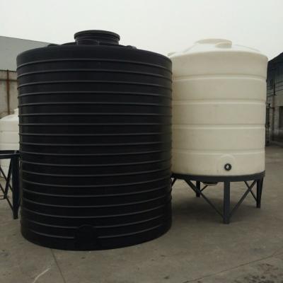 China PT 10000 Roto molding large Non potable Round Polyethylene bulk water storage tank for sale