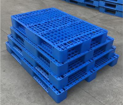 China 1200*1000*150 mm  Jiangsu China Stack-able plastic pallet with 6 runners bottom and open deck for sale