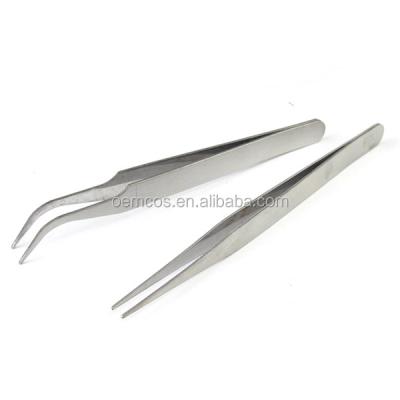 China Antistatic Eyebrow Stainless Steel Tweezers For Multifunctional for sale