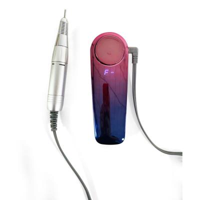 China Easy Apply New Arrival 30000rpm Portable Rechargeable Nail Drill Polish Machine for sale