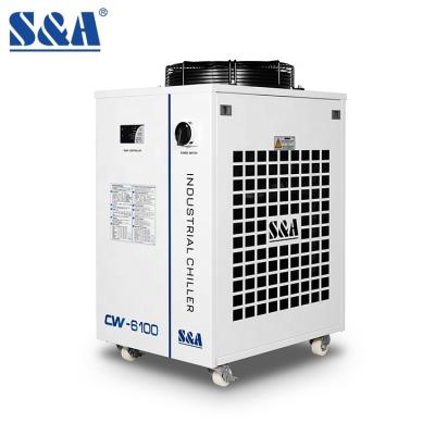 China S&A CW-6100AN Plant Cooling Equipment Recycling Air Cooled Industrial Water Chiller for sale