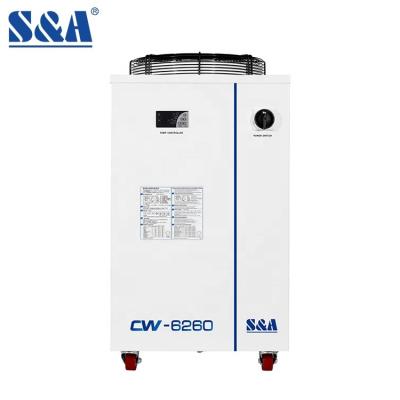 China Factory S&A CW-6260AN 8.17kW Capacity Industrial Cooling Air Cooled CO2 Laser Chiller for sale