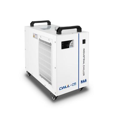 China Factory S&A 400W Refrigeration Capacity CWUL-05 Low Temperature Modular Laser Water Chiller for sale