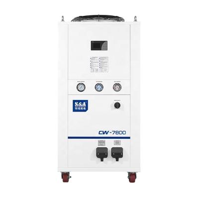 China Factory S&A CW-7800EN 380V 19.5 KW Efficient Chiller Air Cooled CNC Spindle Chiller for sale