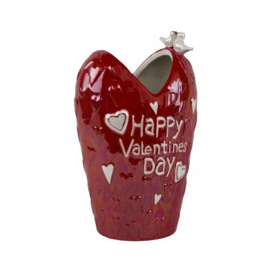 China Europe Heart Shape Chocolate Storage Valentine's Day Decorative Ceramic Household for sale