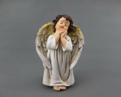 China Europe Polyresin 2018 Wishing Angel Figurine Christmas for sale