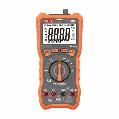 China 10-1000Hz NJTY T-28B Type Digital Multimeter 6000 Count AC/DC Auto Multimeter Kit for sale