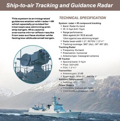 China Lange Strecken-Grundüberwachungsradar-Systeme mit IR-Mittel-Tracking-System zu verkaufen