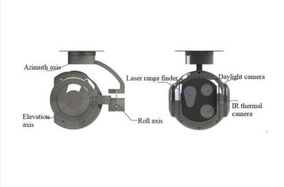 中国 Fully Sealed Uncooled FPA EO/IR Thermal Camera Tracking Gimbal 販売のため