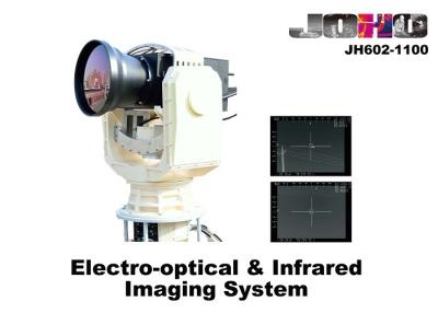 China Zoom continuo termal óptico largo marítimo de la cámara 110-1100m m del sensor MWIR de la vigilancia PTZ de la gama electro en venta