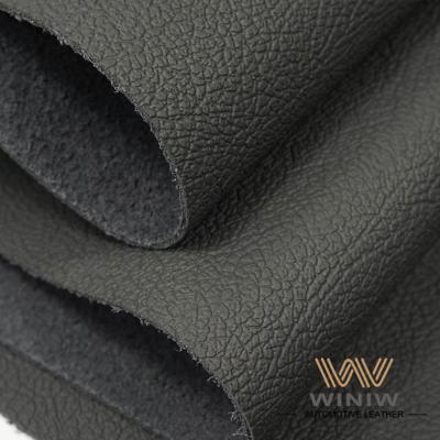 Chine Cuir noir élégant de Microfiber pour le tissu en cuir de vedette de voiture de feuille de Nappa de voiture à vendre