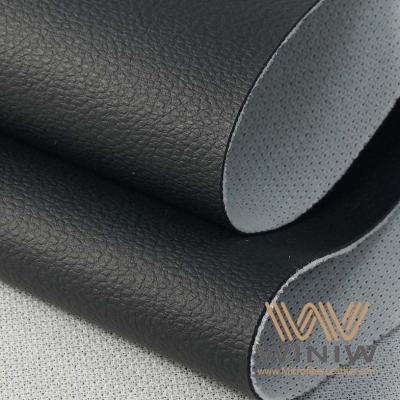 China Automotive Upholstery Faux Microfiber PU Leather Breathable Eco friendly for sale