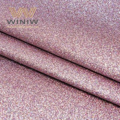 Cina 1.4mm Glitter Series Micro Fiber Vegan Fabric Hand Bags Material in vendita