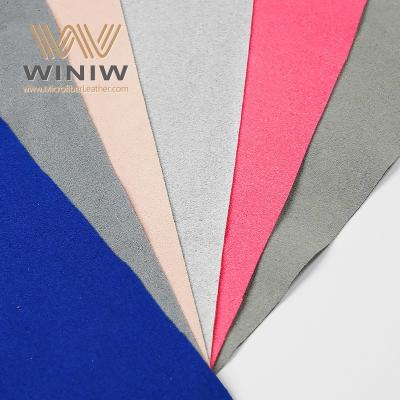 Chine Tissus de velours résistants aux UV Micro PU Suède Vegan Leather pour vitrines à vendre