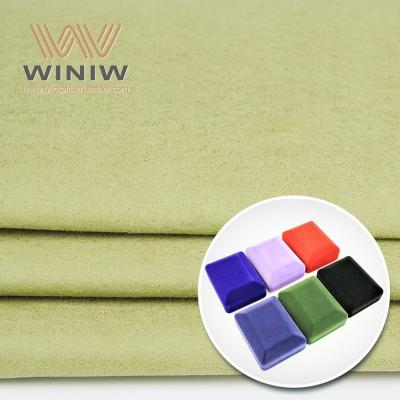 China Light-Resistant Micro Suede leather Fabric Alcantara Textile For Making Display Stands for sale