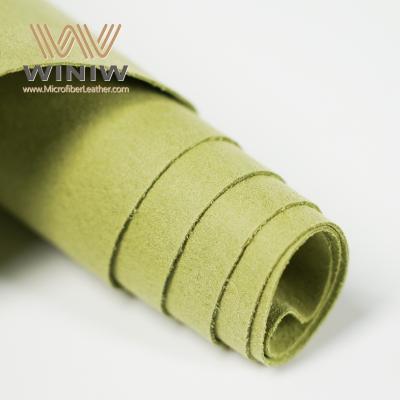 China Material de couro sintético de camarão micro PU resistente a manchas para vitrines à venda