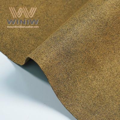 China Kleurfestheit Mikrosuede Imitation Suede Leder Vegane Material für Handschuhe zu verkaufen