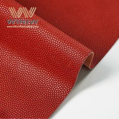 China Wear-Resistant PU Materials Synthetic Vegan Leather For Ball for sale