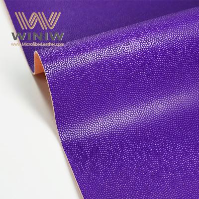 China Highly Durable Imitation Micro Fiber Vegan Leather PU Basketball Material for sale