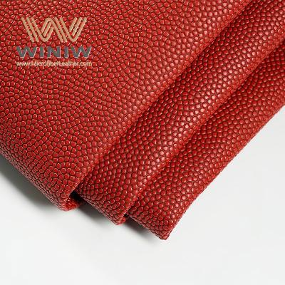 China Cuero de imitación artificial de tejido de PU ligero para baloncesto en venta