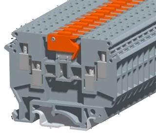 China RD-SKJ-35JD Din Rail Mount Terminal Block Connector Range Block 35J for sale