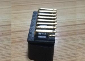 중국 Pcb는 OBDII PIN 우두머리 16 Pin J1962 황금 도금한 남성 Pin 12V를 90도 연결관 납땜했습니다 판매용