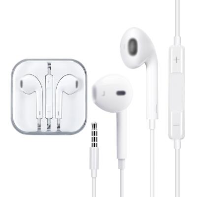 China Noise Canceling 3.5mm Wired Earbuds Earphone With Mic Earbuds Headset Stereo Noise Isolating Earphone For Samsung Xiaomi iPhone 5 6 for sale