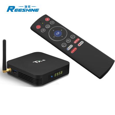 China Newest Android 9.0 Tanix TX6 Allwinner H6 BT 4.0 Box Smart TV 4GB RAM 64GB Dual ROM 4K 2.4G/5GHz Voice Outdoor WiFi for sale